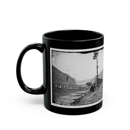 Harper's Ferry, W. Va. Ruins Of Arsenal (U.S. Civil War) Black Coffee Mug - Go Mug Yourself