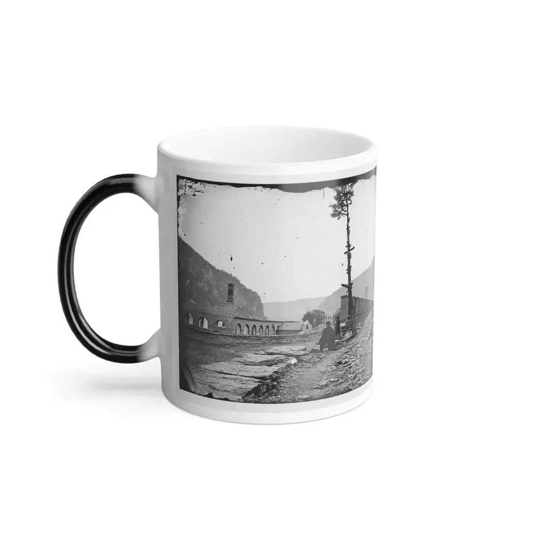Harper's Ferry, W. Va. Ruins of Arsenal (U.S. Civil War) Color Changing Coffee Mug 11oz - Go Mug Yourself