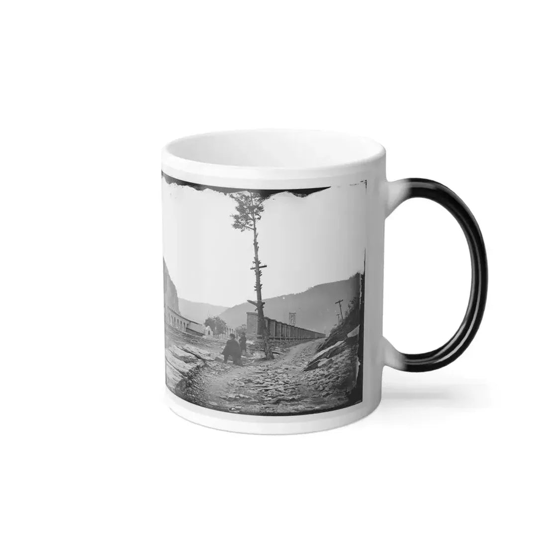 Harper's Ferry, W. Va. Ruins of Arsenal (U.S. Civil War) Color Changing Coffee Mug 11oz - Go Mug Yourself
