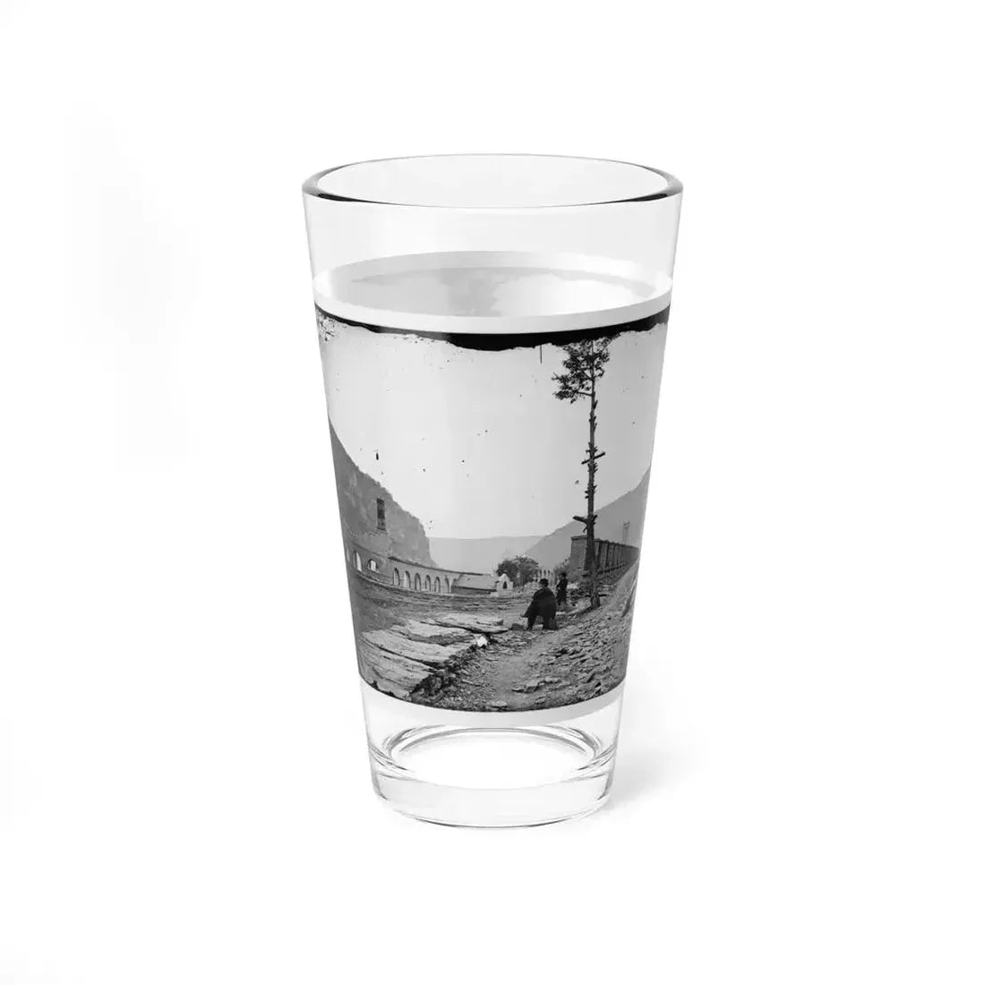 Harper's Ferry, W. Va. Ruins Of Arsenal (U.S. Civil War) Pint Glass 16oz - Go Mug Yourself