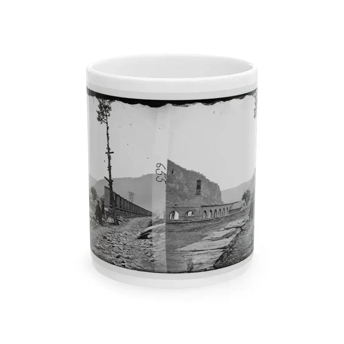 Harper's Ferry, W. Va. Ruins Of Arsenal (U.S. Civil War) White Coffee Mug 11oz - Go Mug Yourself