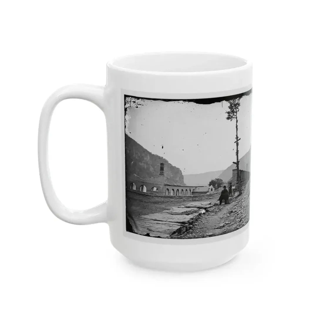Harper's Ferry, W. Va. Ruins Of Arsenal (U.S. Civil War) White Coffee Mug - Go Mug Yourself