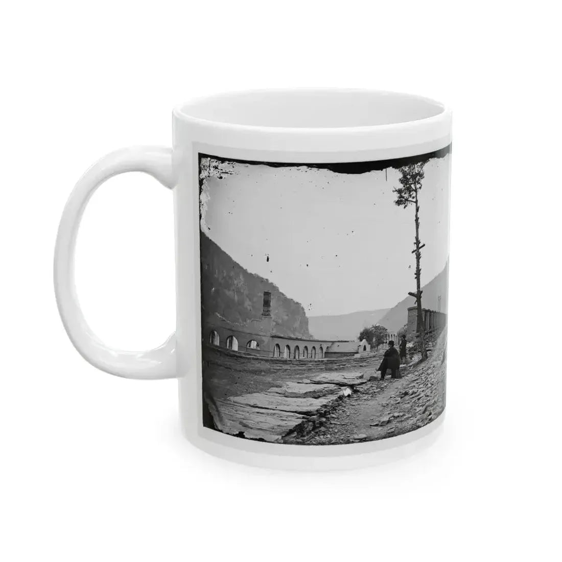 Harper's Ferry, W. Va. Ruins Of Arsenal (U.S. Civil War) White Coffee Mug - Go Mug Yourself