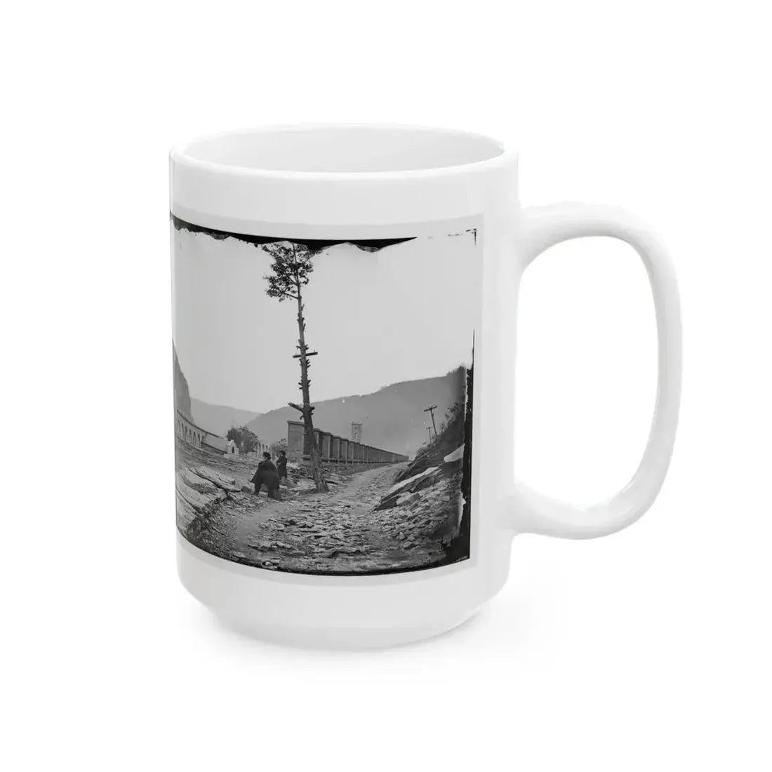 Harper's Ferry, W. Va. Ruins Of Arsenal (U.S. Civil War) White Coffee Mug - Go Mug Yourself