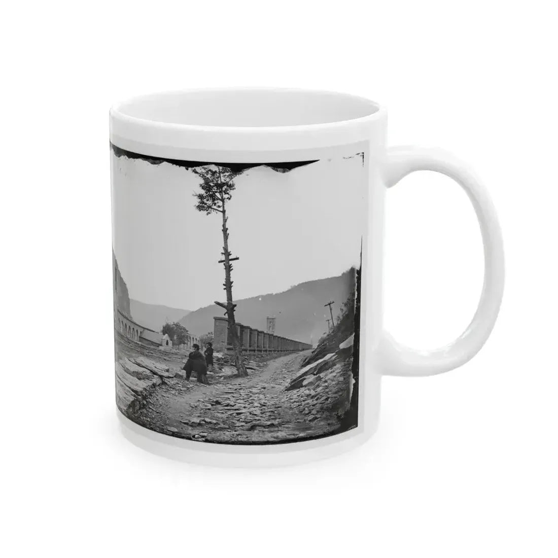 Harper's Ferry, W. Va. Ruins Of Arsenal (U.S. Civil War) White Coffee Mug - Go Mug Yourself
