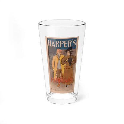 Harper's Magazine, February cover - Pint Glass 16oz 16oz - Go Mug Yourself