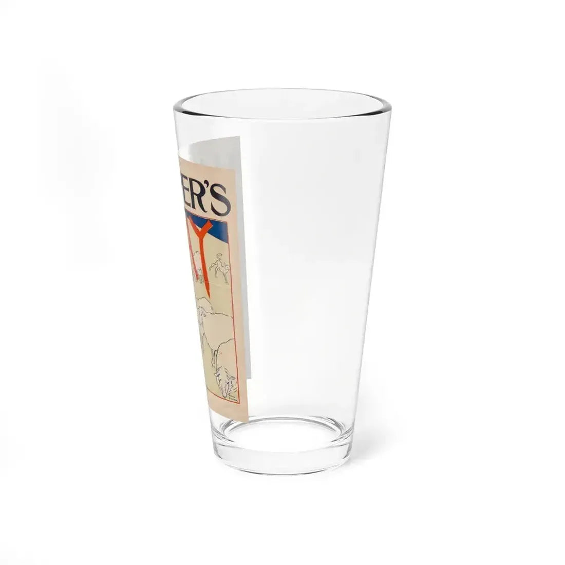 Harper's Magazine, May cover (1895) - Pint Glass 16oz - Go Mug Yourself