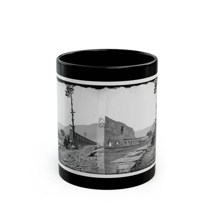 Harper's Ferry, W. Va. Ruins Of Arsenal (U.S. Civil War) Black Coffee Mug-11oz-Go Mug Yourself