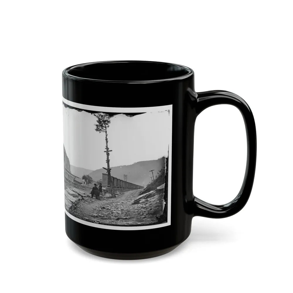 Harper's Ferry, W. Va. Ruins Of Arsenal (U.S. Civil War) Black Coffee Mug-Go Mug Yourself