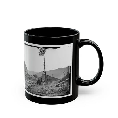 Harper's Ferry, W. Va. Ruins Of Arsenal (U.S. Civil War) Black Coffee Mug-Go Mug Yourself