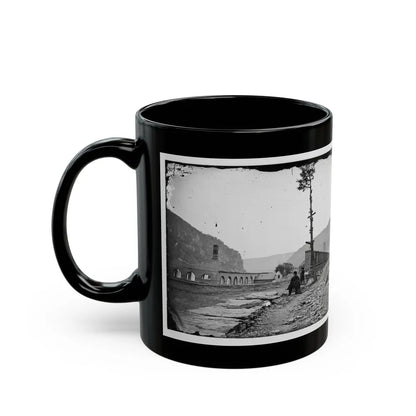 Harper's Ferry, W. Va. Ruins Of Arsenal (U.S. Civil War) Black Coffee Mug-Go Mug Yourself