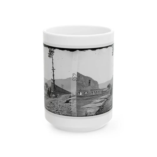 Harper's Ferry, W. Va. Ruins Of Arsenal (U.S. Civil War) White Coffee Mug-15oz-Go Mug Yourself