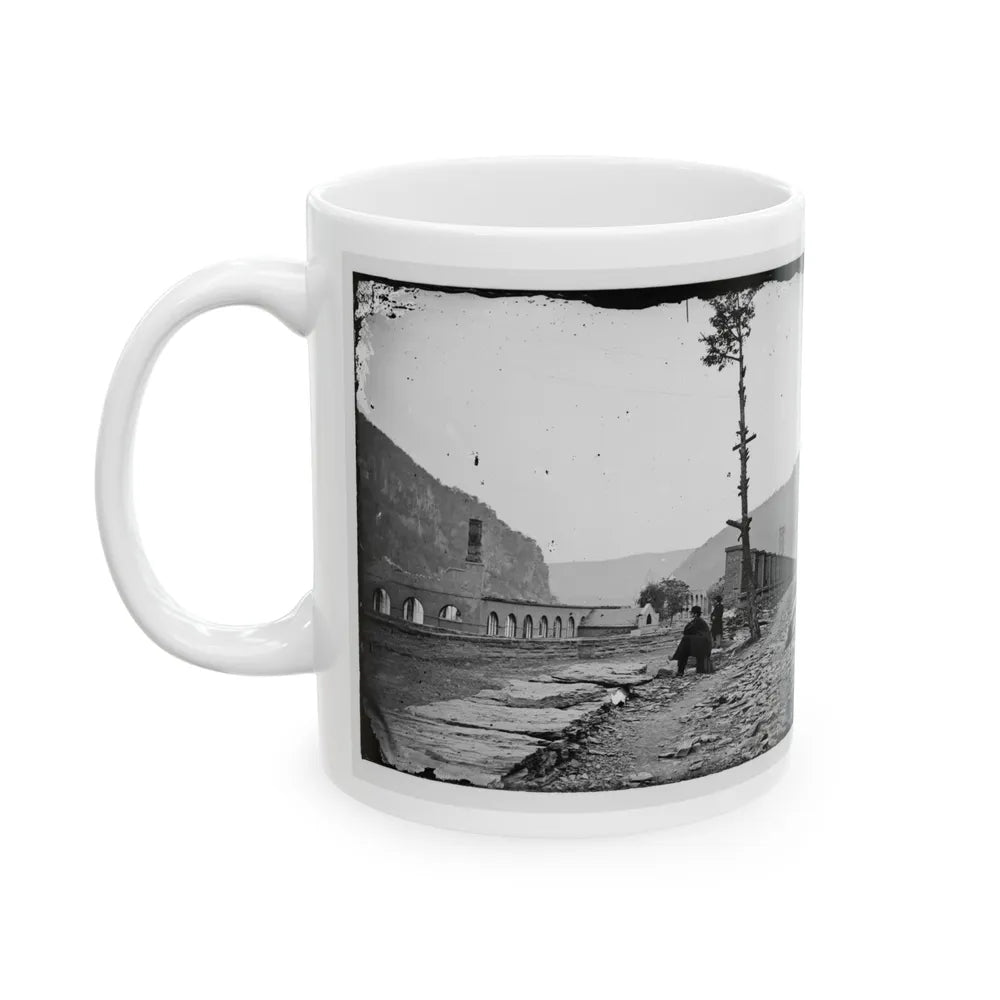 Harper's Ferry, W. Va. Ruins Of Arsenal (U.S. Civil War) White Coffee Mug-Go Mug Yourself