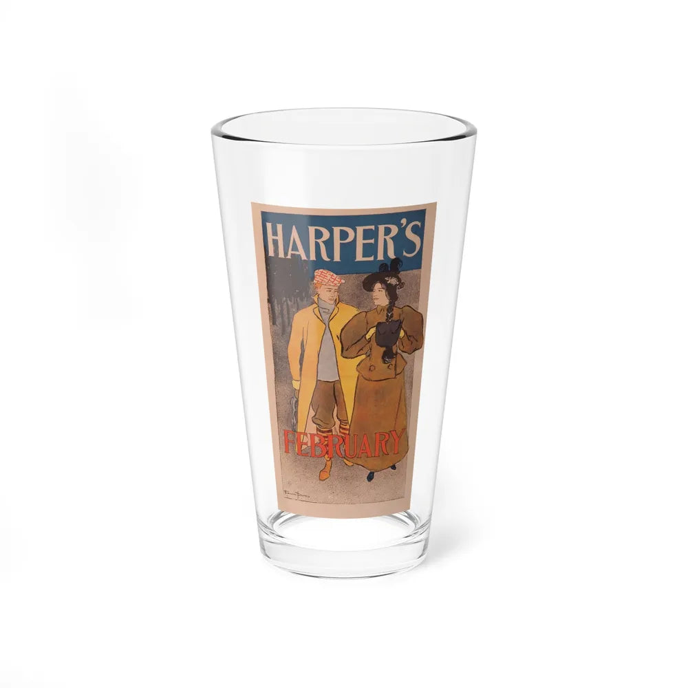 Harper's Magazine, February cover - Pint Glass 16oz-16oz-Go Mug Yourself