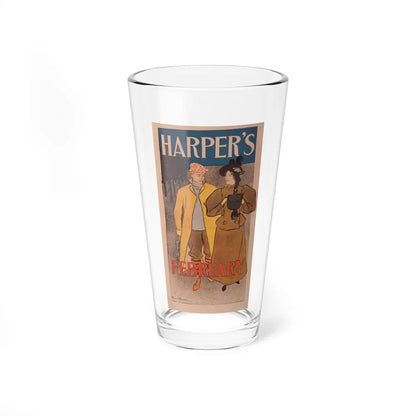 Harper's Magazine, February cover - Pint Glass 16oz-16oz-Go Mug Yourself