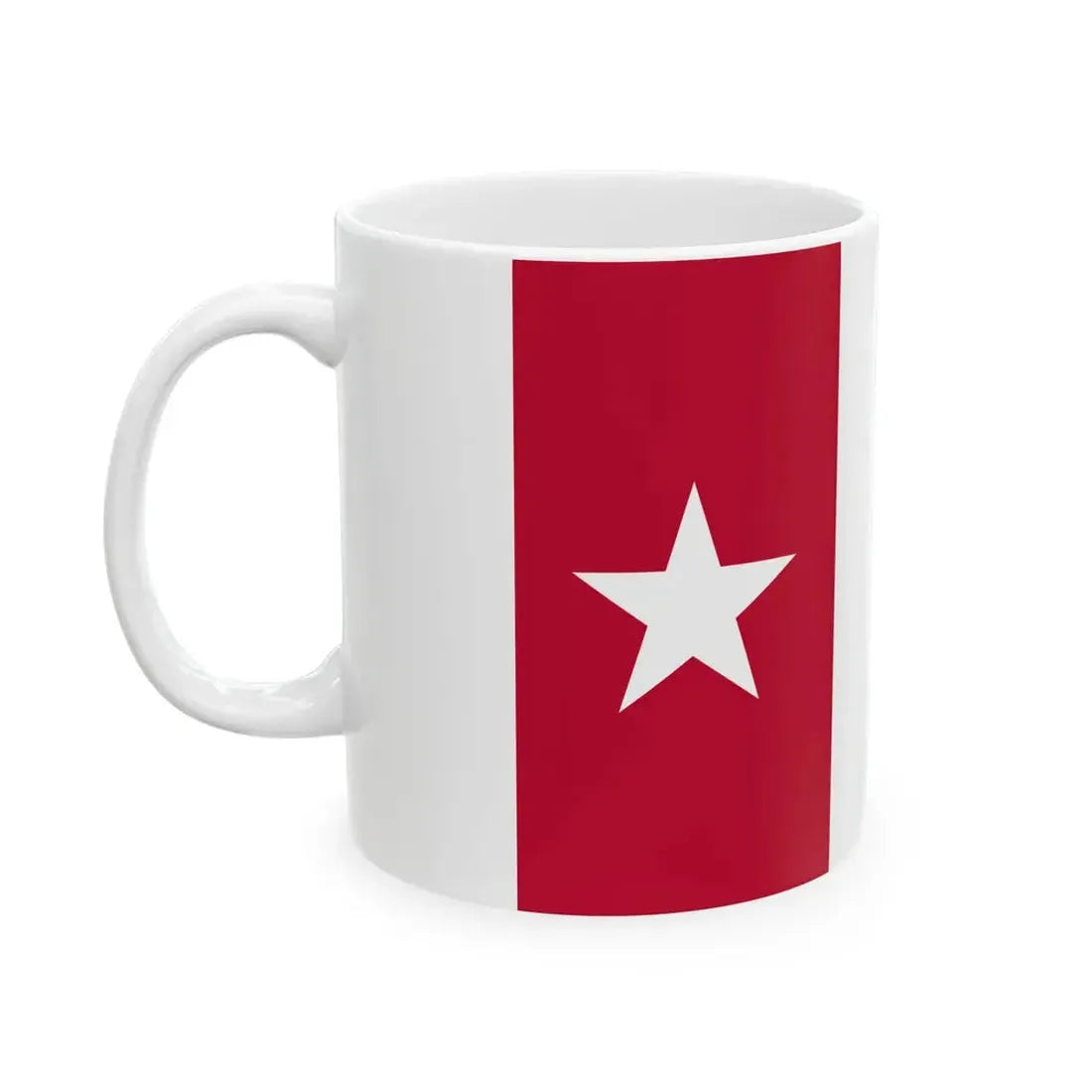 Harrisburg volunteers flag (United States) White Coffee Mug - Go Mug Yourself