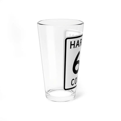 Harrison County Route 67 OH (Ohio) (Road Sign) Pint Glass 16oz - Go Mug Yourself