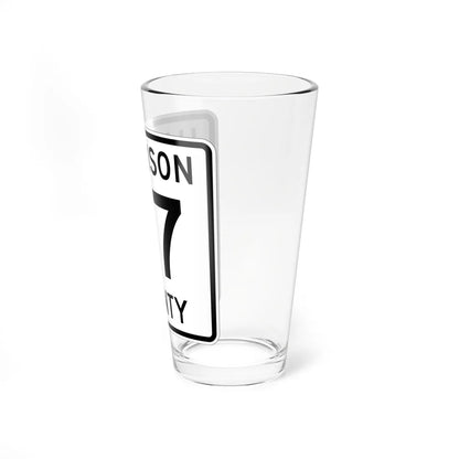 Harrison County Route 67 OH (Ohio) (Road Sign) Pint Glass 16oz - Go Mug Yourself