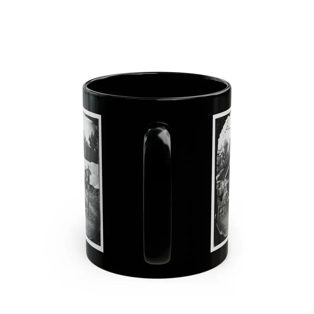 Harrison's Landing, Va. Col. Albert V. Colburn, Col. Delos B. Sacket, And Gen. John Sedgwick (U.S. Civil War) Black Coffee Mug - Go Mug Yourself