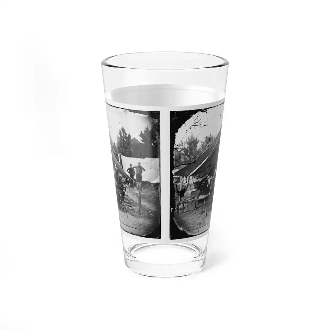 Harrison's Landing, Va. Col. Albert V. Colburn, Col. Delos B. Sacket, And Gen. John Sedgwick (U.S. Civil War) Pint Glass 16oz - Go Mug Yourself