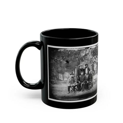 Harrison's Landing, Va. Group Of The Irish Brigade (U.S. Civil War) Black Coffee Mug - Go Mug Yourself