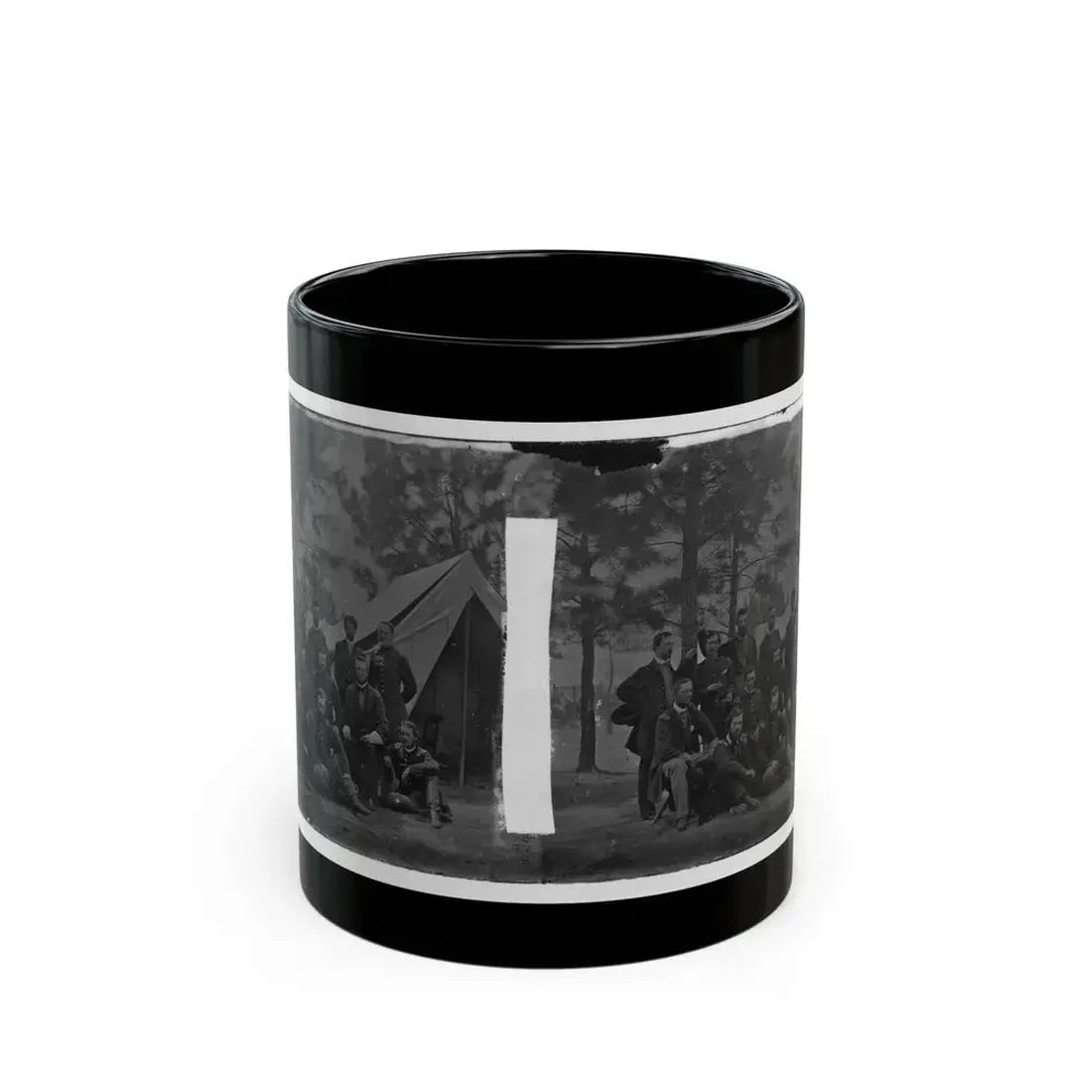Harrison's Landing, Va. Members Of The Class Of 1860, U.S. Military Academy (U.S. Civil War) Black Coffee Mug 11oz - Go Mug Yourself