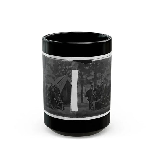 Harrison's Landing, Va. Members Of The Class Of 1860, U.S. Military Academy (U.S. Civil War) Black Coffee Mug 15oz - Go Mug Yourself