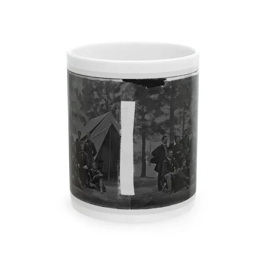 Harrison's Landing, Va. Members Of The Class Of 1860, U.S. Military Academy (U.S. Civil War) White Coffee Mug 11oz - Go Mug Yourself