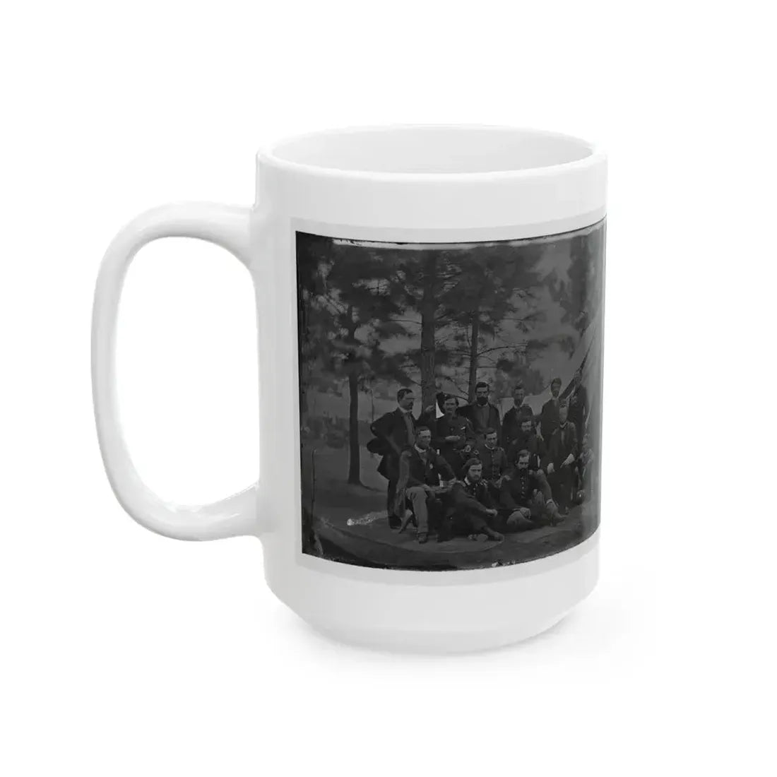 Harrison's Landing, Va. Members Of The Class Of 1860, U.S. Military Academy (U.S. Civil War) White Coffee Mug - Go Mug Yourself