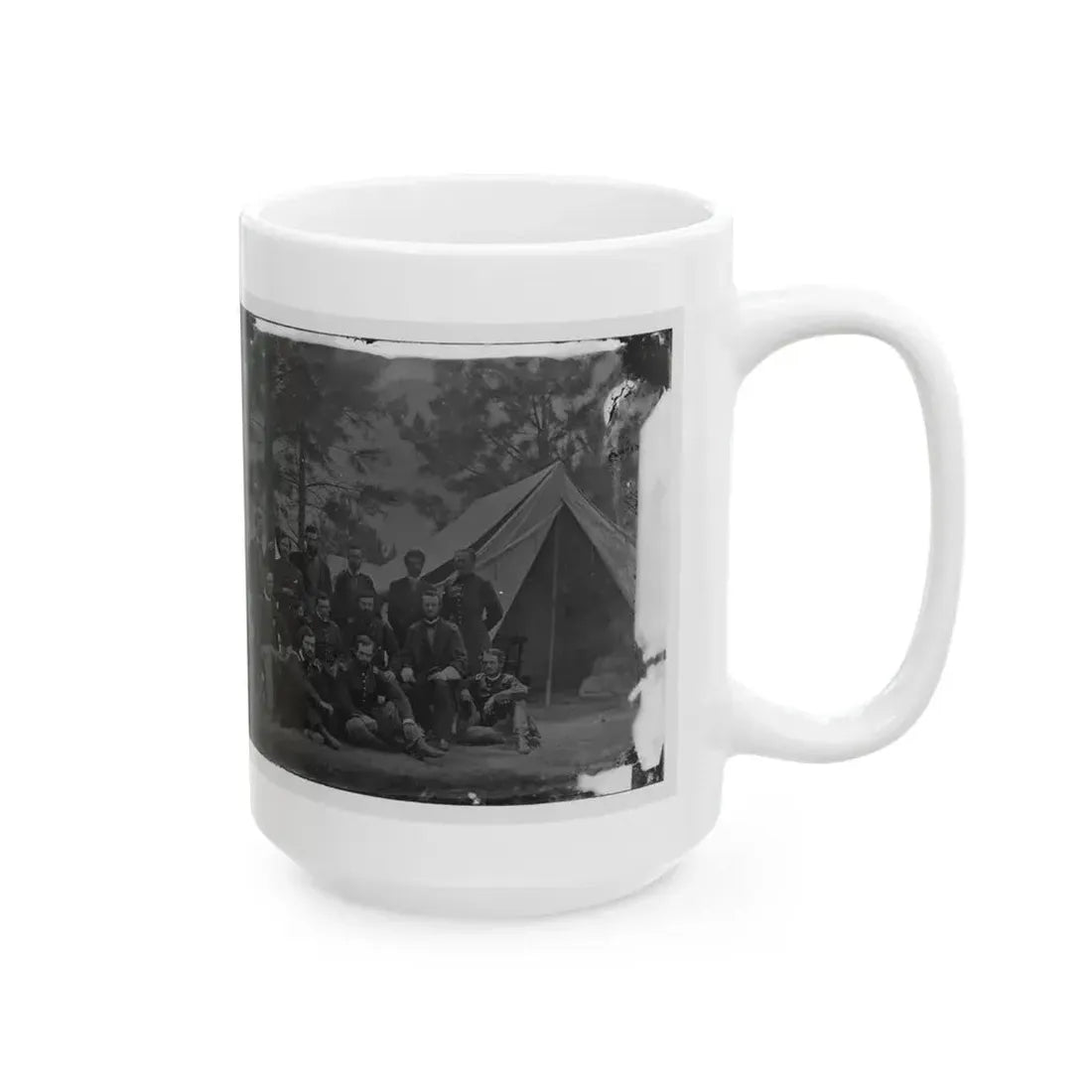 Harrison's Landing, Va. Members Of The Class Of 1860, U.S. Military Academy (U.S. Civil War) White Coffee Mug - Go Mug Yourself