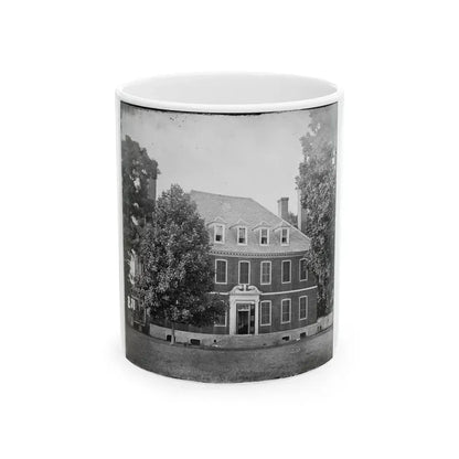 Harrison's Landing, Va., Vicinity. Westover House (U.S. Civil War) White Coffee Mug 11oz - Go Mug Yourself