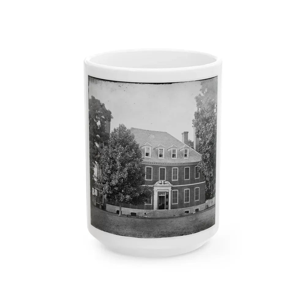 Harrison's Landing, Va., Vicinity. Westover House (U.S. Civil War) White Coffee Mug 15oz - Go Mug Yourself