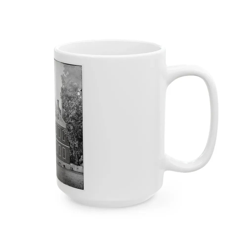 Harrison's Landing, Va., Vicinity. Westover House (U.S. Civil War) White Coffee Mug - Go Mug Yourself