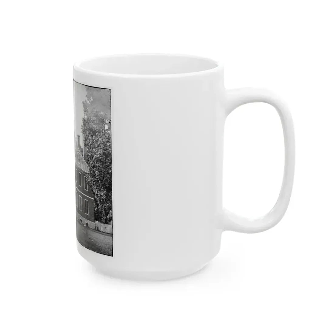 Harrison's Landing, Va., Vicinity. Westover House (U.S. Civil War) White Coffee Mug - Go Mug Yourself