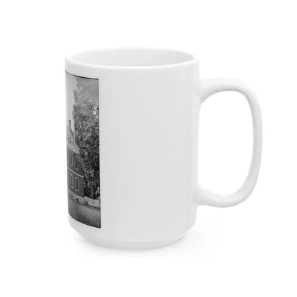 Harrison's Landing, Va., Vicinity. Westover House (U.S. Civil War) White Coffee Mug - Go Mug Yourself