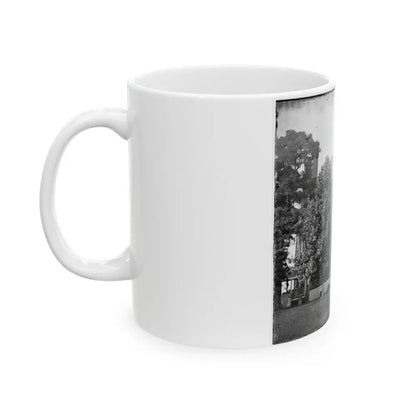 Harrison's Landing, Va., Vicinity. Westover House (U.S. Civil War) White Coffee Mug - Go Mug Yourself