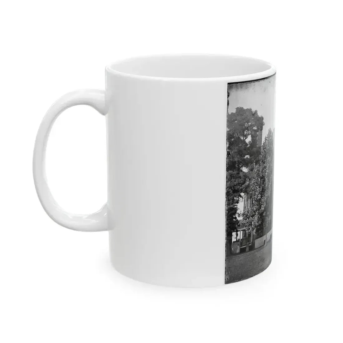 Harrison's Landing, Va., Vicinity. Westover House (U.S. Civil War) White Coffee Mug - Go Mug Yourself