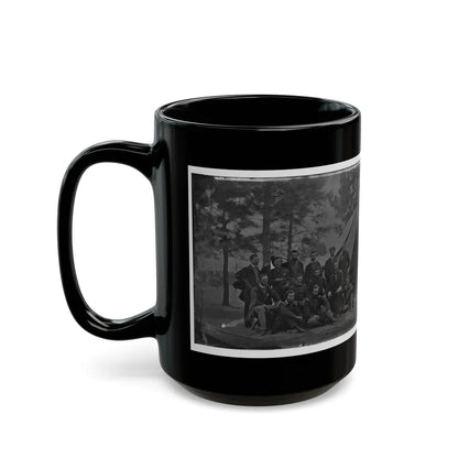 Harrison's Landing, Va. Members Of The Class Of 1860, U.S. Military Academy (U.S. Civil War) Black Coffee Mug-Go Mug Yourself