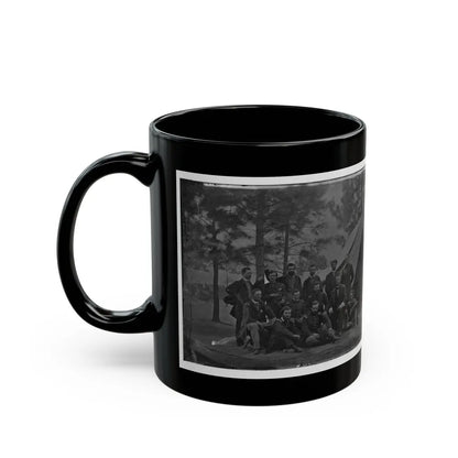 Harrison's Landing, Va. Members Of The Class Of 1860, U.S. Military Academy (U.S. Civil War) Black Coffee Mug-Go Mug Yourself