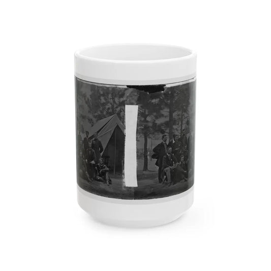 Harrison's Landing, Va. Members Of The Class Of 1860, U.S. Military Academy (U.S. Civil War) White Coffee Mug-15oz-Go Mug Yourself