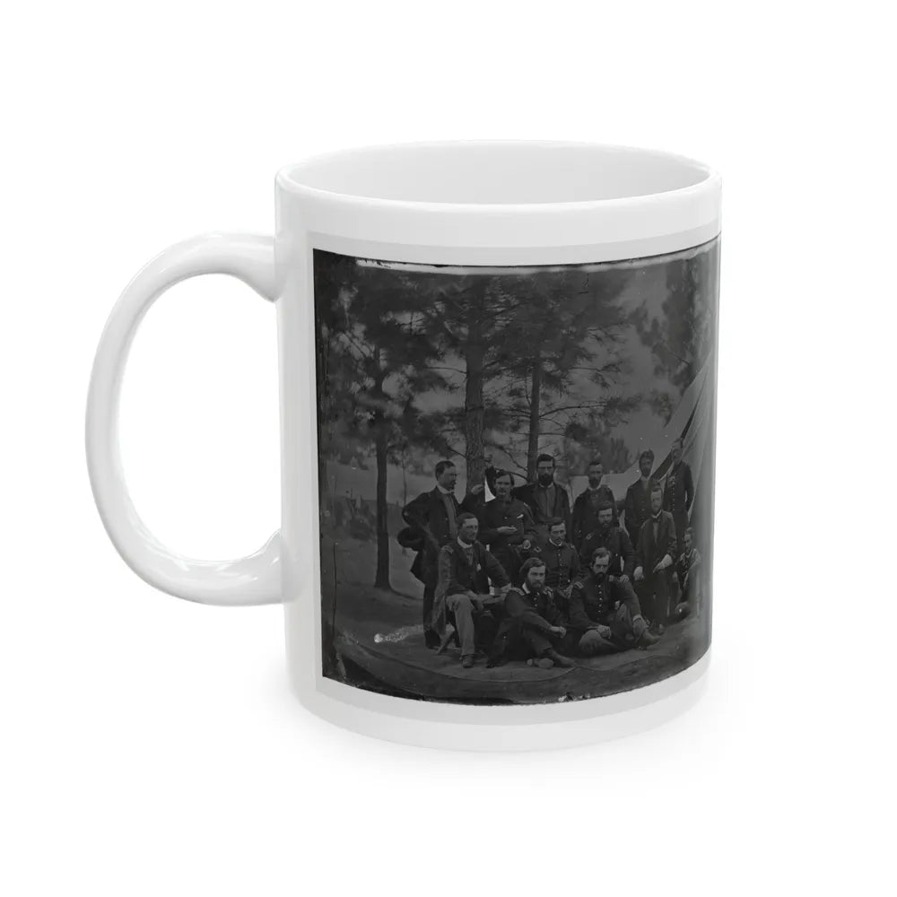 Harrison's Landing, Va. Members Of The Class Of 1860, U.S. Military Academy (U.S. Civil War) White Coffee Mug-Go Mug Yourself