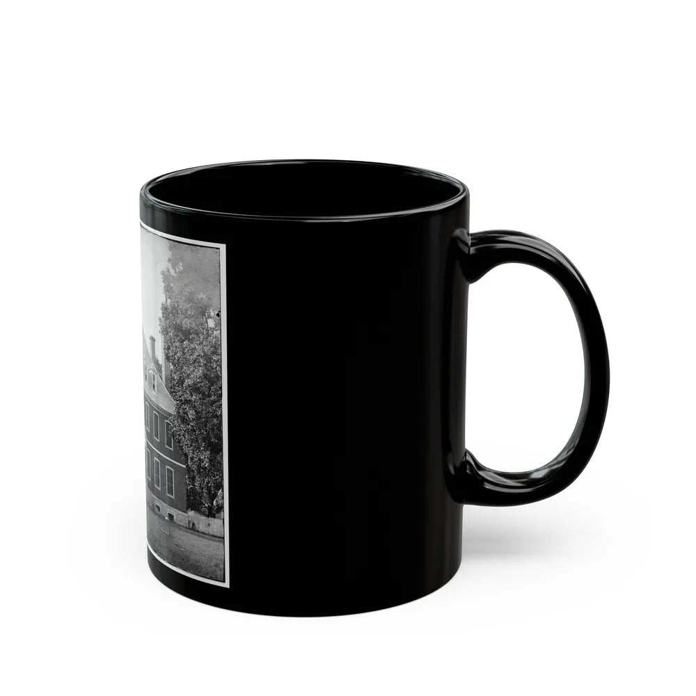 Harrison's Landing, Va., Vicinity. Westover House (U.S. Civil War) Black Coffee Mug-Go Mug Yourself