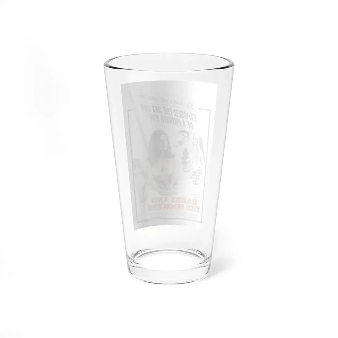 HARRY AND THE HOOKERS 1970 Movie Poster - Pint Glass 16oz - Go Mug Yourself