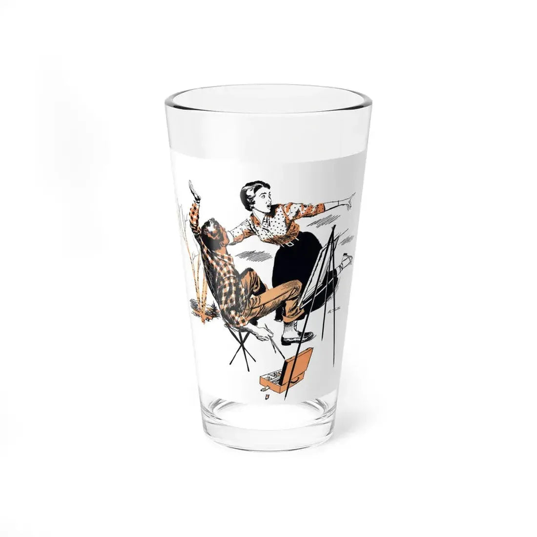 Harvest of the Heart (3), Redbook, September 1954 - Pint Glass 16oz 16oz - Go Mug Yourself