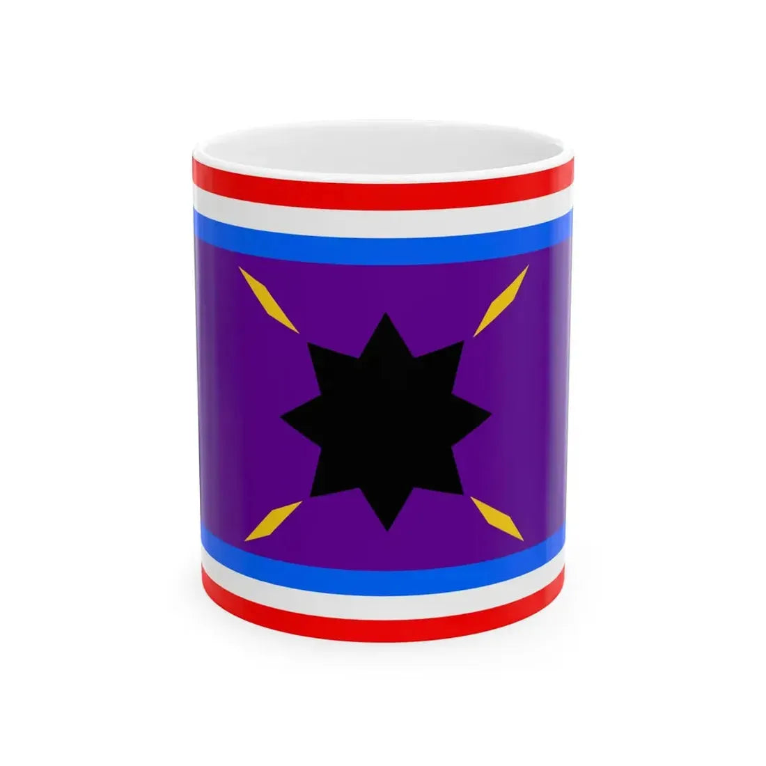 Harvey African American Flag (United States) White Coffee Mug 11oz - Go Mug Yourself