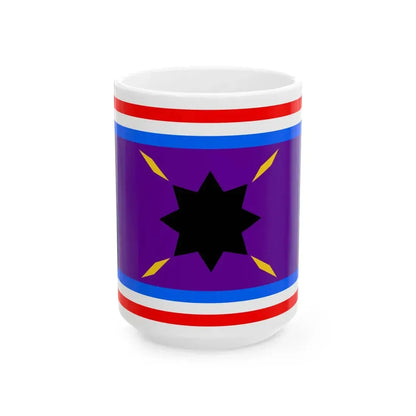 Harvey African American Flag (United States) White Coffee Mug 15oz - Go Mug Yourself