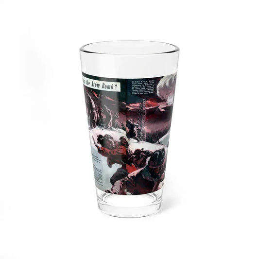 Has Russia the Atom Bomb, Mechanix Illustrated, 1948 - Pint Glass 16oz 16oz - Go Mug Yourself