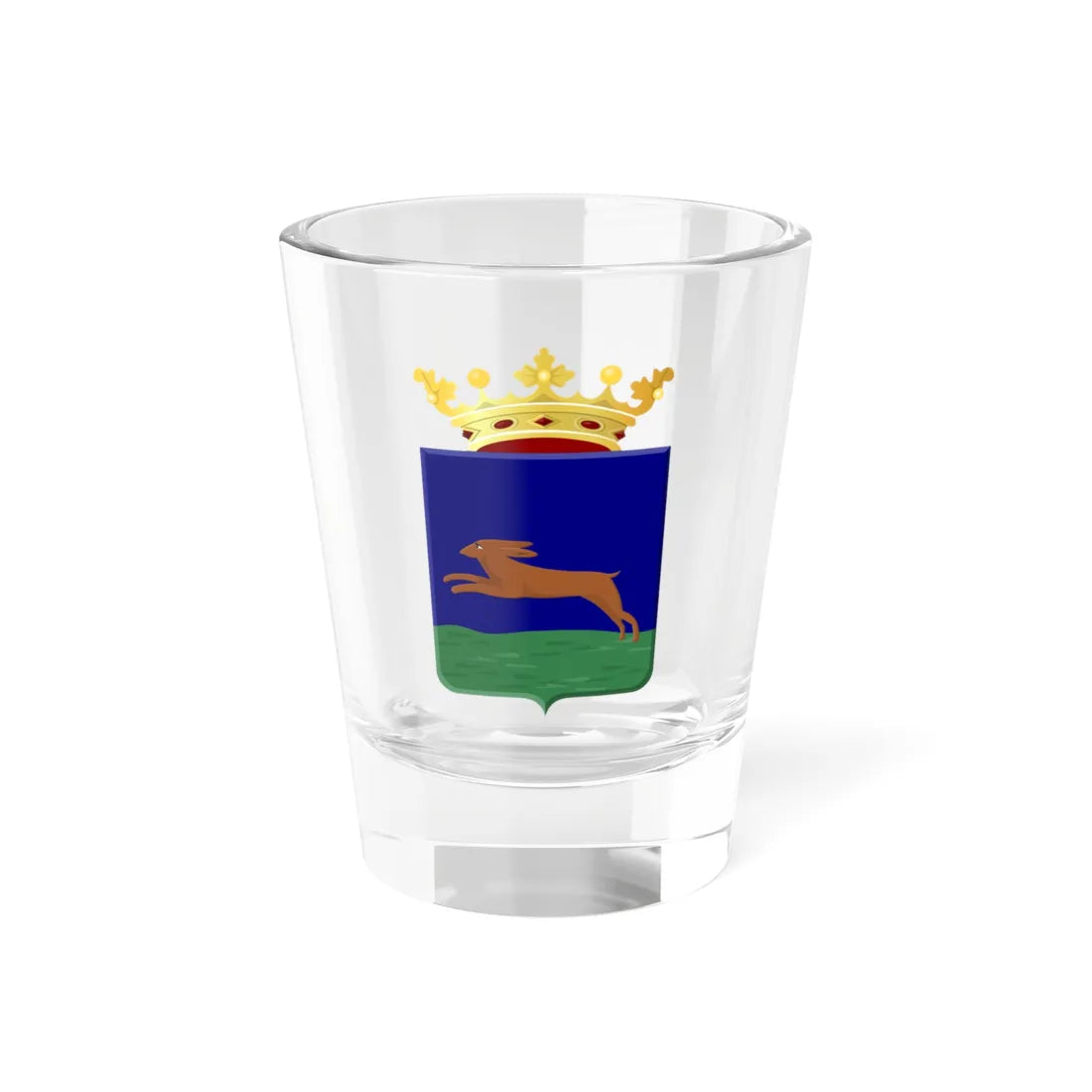 Haskerland wapen (Netherlands) (Coat of Arms) Shot Glass 1.5oz 1.5oz - Go Mug Yourself
