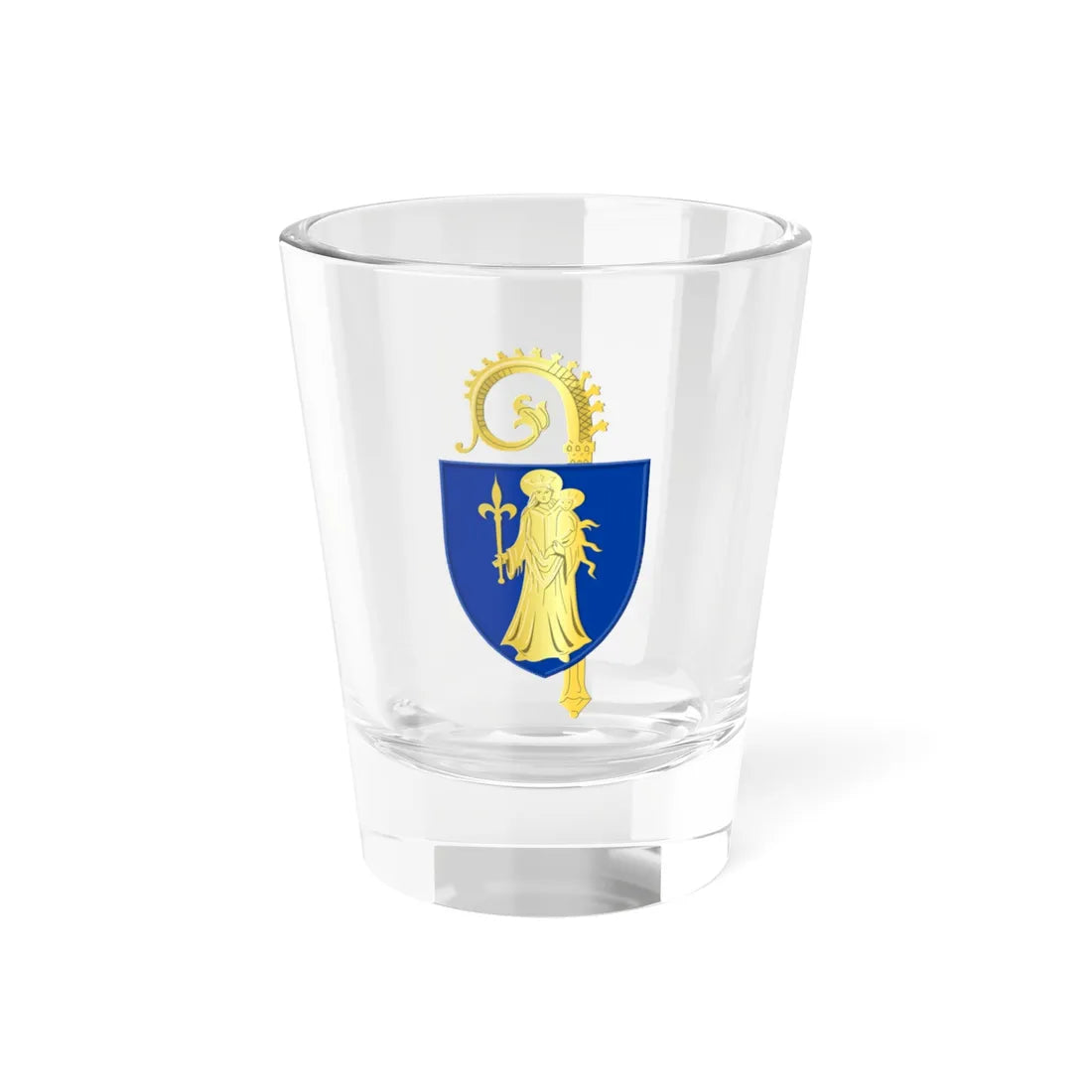 Hastière wapen (Belgium) (Coat of Arms) Shot Glass 1.5oz 1.5oz - Go Mug Yourself