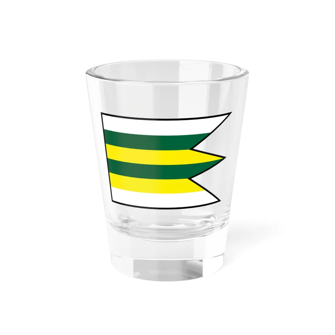 Hatalov Michalovce Flag (Slovakia) Shot Glass 1.5oz 1.5oz - Go Mug Yourself